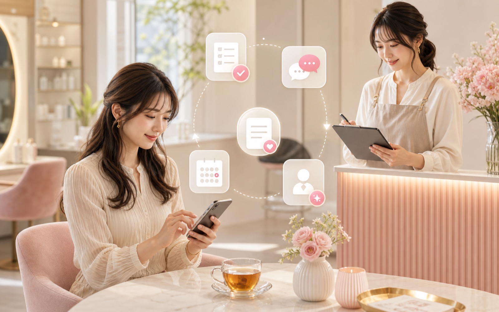 LINE・問診票連携の利用イメージ