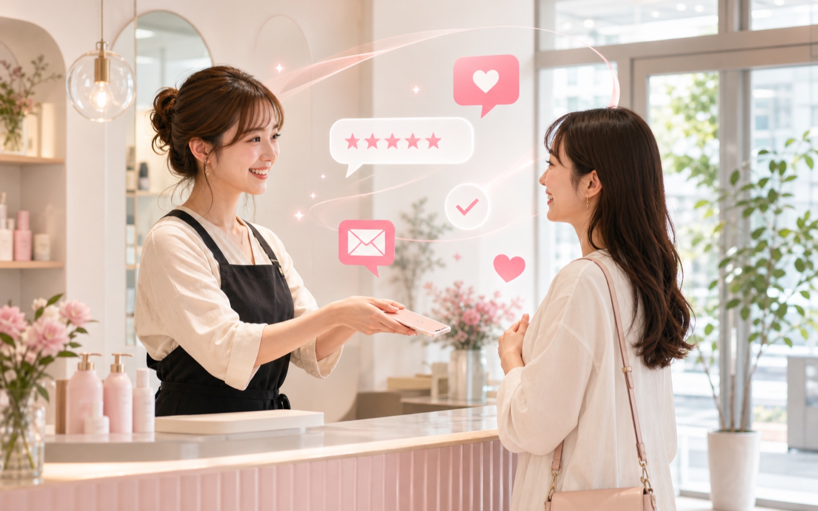 口コミ依頼の利用イメージ